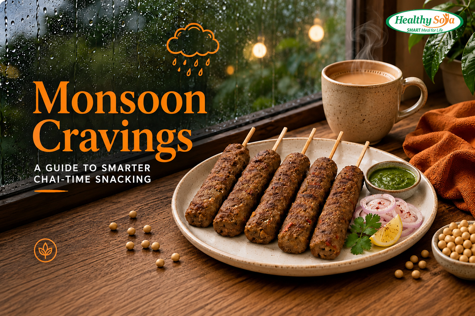 Monsoon Cravings - A Guide to Smarter Chai-Time Snacking