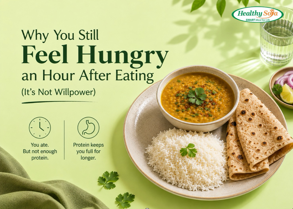 Why You Still Feel Hungry an Hour After Eating (It's Not Willpower)
