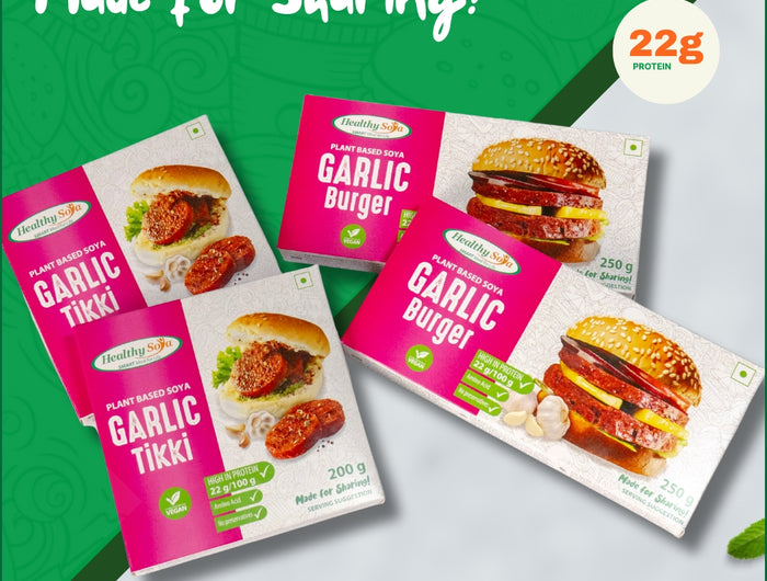 <h5></h5><h2>Garlic Chilli range</h2><p>Discover our Garlic Tikki & Burgers</p>