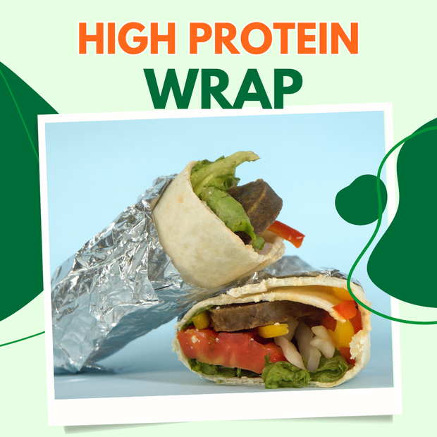 <h4>Protein Tikki wrap</h4>