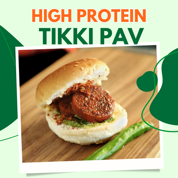 <h4><a href="/pages/soya-tikki-vada-pav" title="Soya Tikki Vada Pav">Protein tikki pav</a></h4>