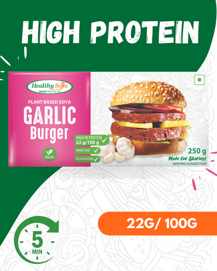 Protein Burger (Garlic Chilli)