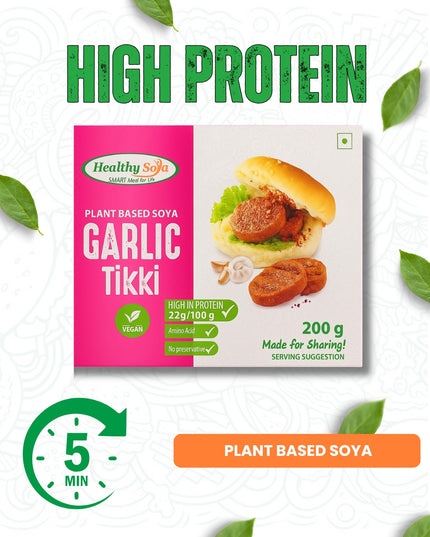 Protein Tikki (Garlic Chilli)