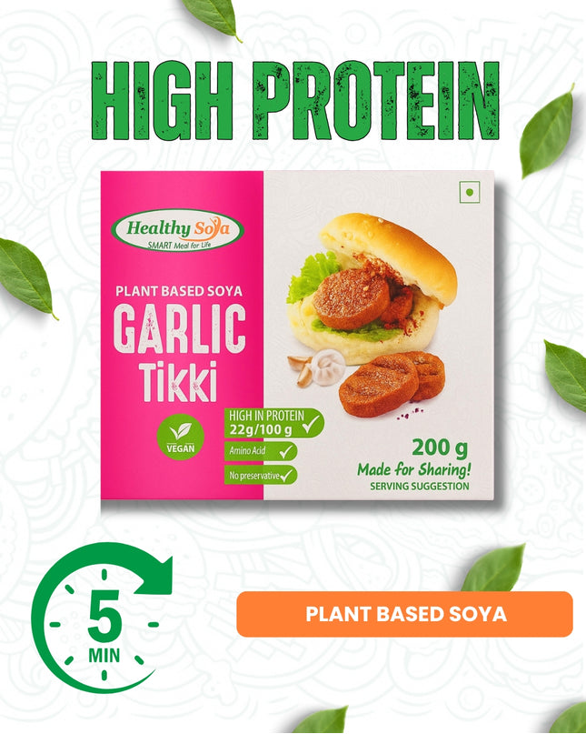 Protein Tikki (Garlic Chilli)